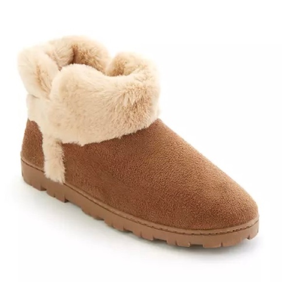 Jessica Simpson Micro Suede Bootie Slipper Size XL (9-10) NWT - Picture 1 of 10